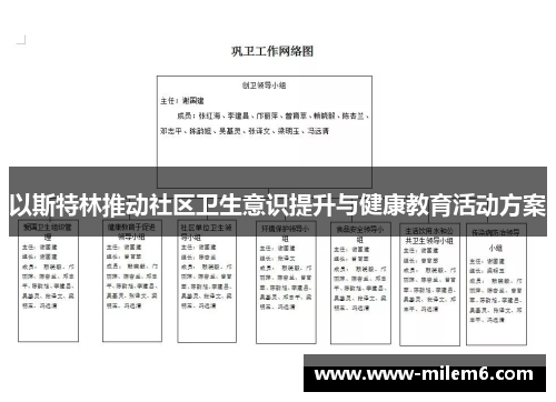 以斯特林推动社区卫生意识提升与健康教育活动方案