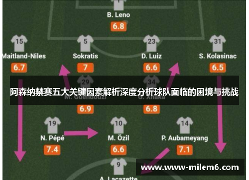 阿森纳禁赛五大关键因素解析深度分析球队面临的困境与挑战